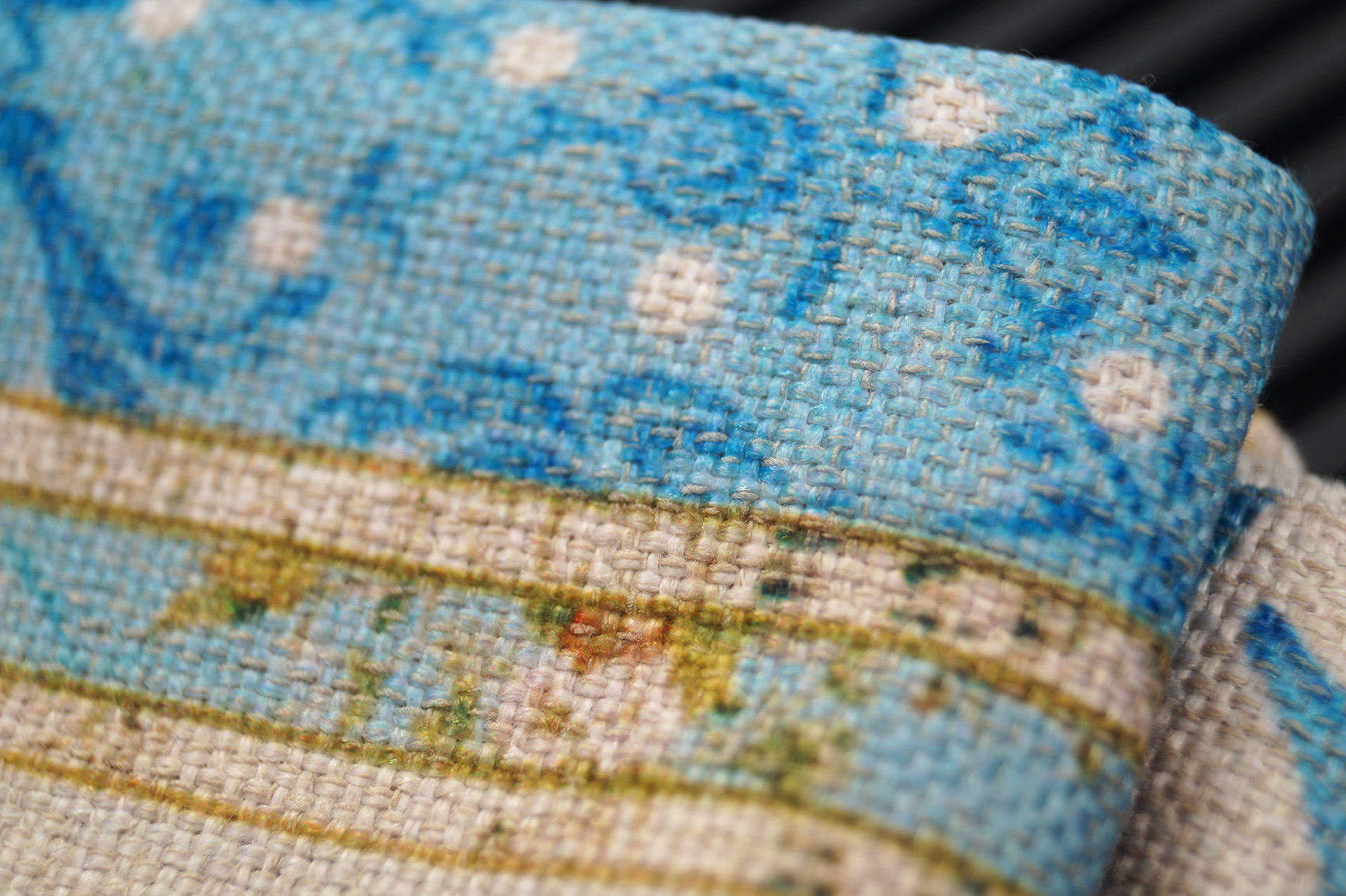 Poszewki niebieskie na poduszki dekoracyjne - bawełniane